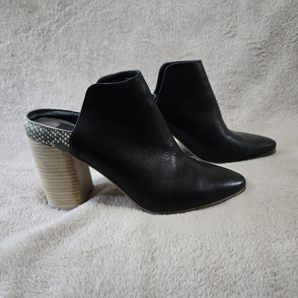 Dolce Vita Renly Heeled Mules Black Size 8.5 - Picture 6 of 10
